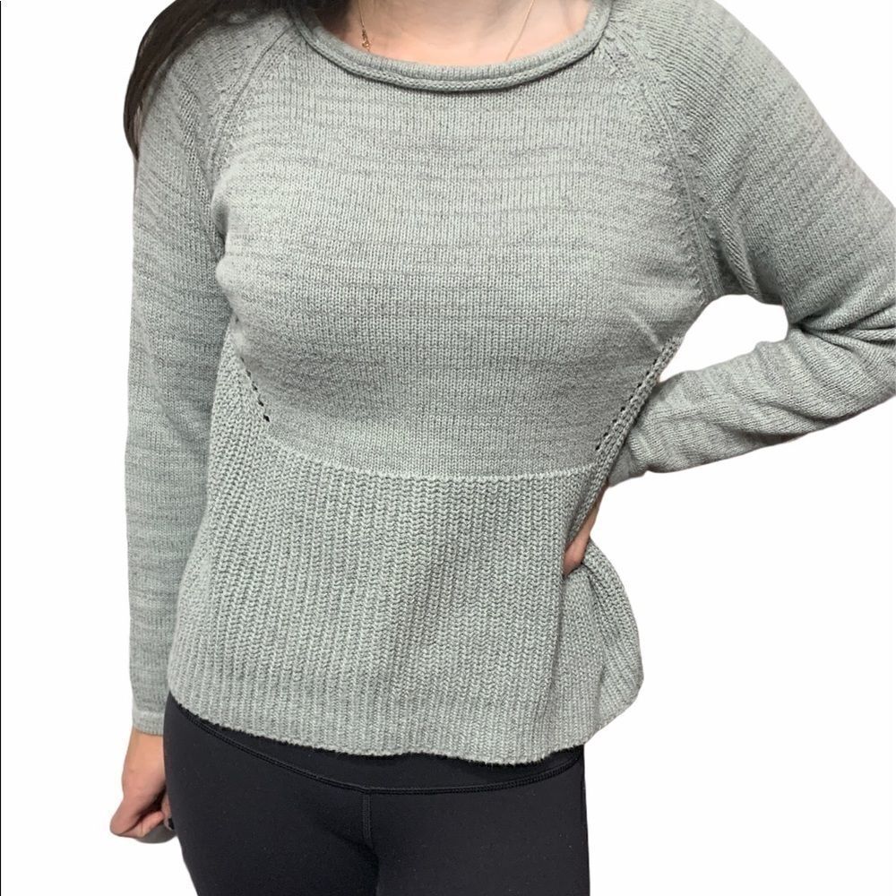 Sandwich Cropped Sweater   